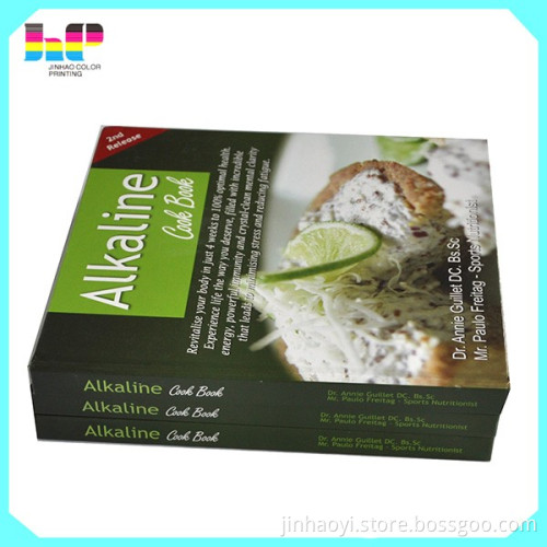Hardcover cook book CMYK printing magazine